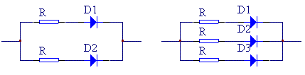 二極管并聯使用整流電路