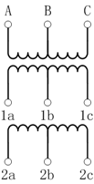 由V聯結組成的三相不接地電壓互感器